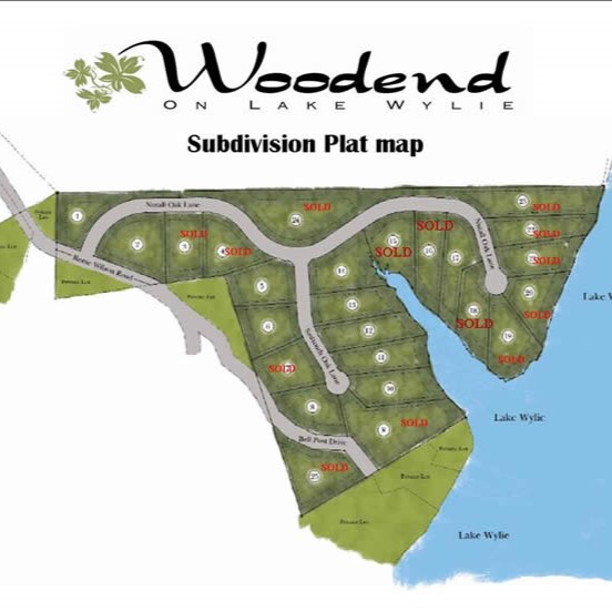 Woodend Site Map